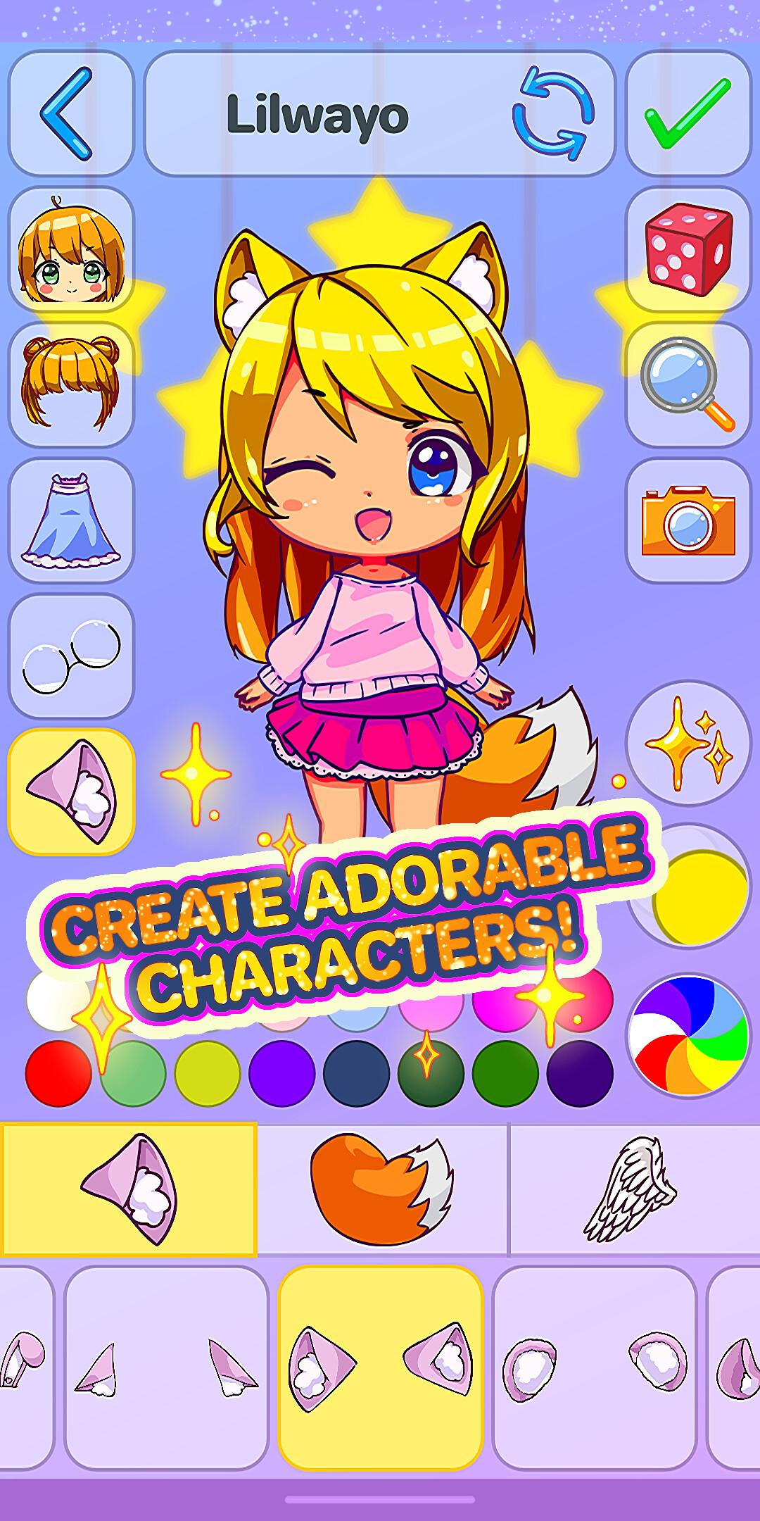 Create adorable characters